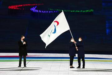 La bandiera Paralimpica arriva in Italia