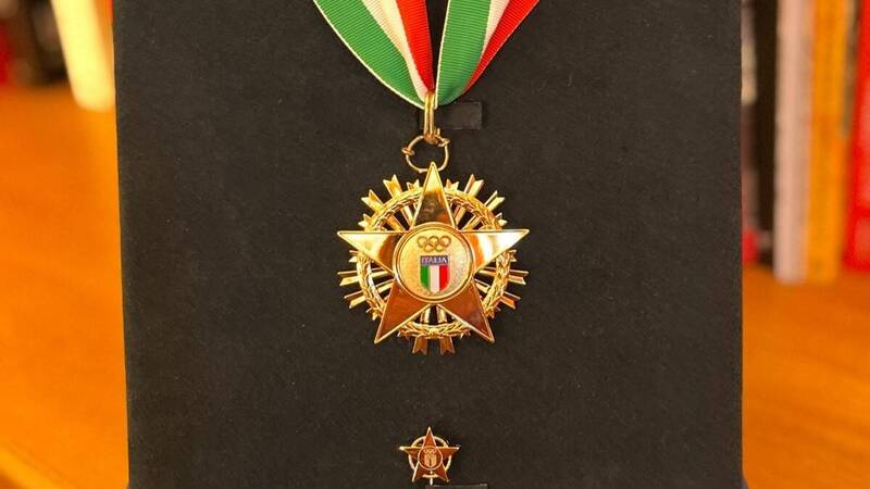 Il Sindaco di Cortina Gianluca Lorenzi insignito del Collare d’Oro al Merito Sportivo